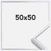 Ramme Victoria Akrylglas Sølv 50x50 cm