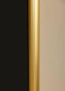 Ramme Victoria Guld 40x50 cm - Passepartout Sort 27,5x37 cm