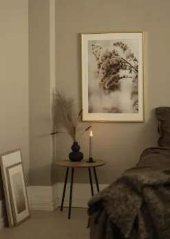 Ramme Victoria Guld 50x50 cm - Passepartout Hvid 40x40 cm