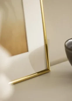 Ramme Victoria Guld 40x50 cm - Passepartout Hvid 29,7x42 cm (A3)