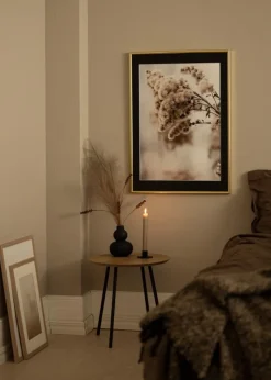 Ramme Victoria Guld 70x100 cm - Passepartout Sort 62x93 cm