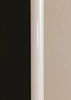 Ramme Victoria Hvid 30x40 cm - Passepartout Sort 20x28 cm