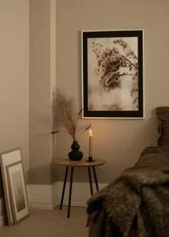 Ramme Victoria Hvid 40x50 cm - Passepartout Sort 30x40 cm