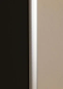 Ramme Victoria Sølv 70x100 cm - Passepartout Sort 62x85 cm