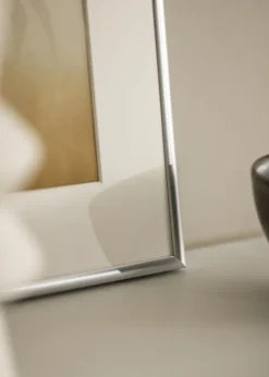 Ramme Victoria Sølv 50x70 cm - Passepartout Hvid 42x59,4 cm (A2)