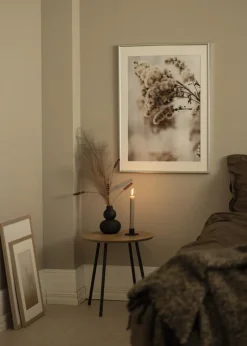 Ramme Victoria Sølv 70x100 cm - Passepartout Hvid 62x93 cm