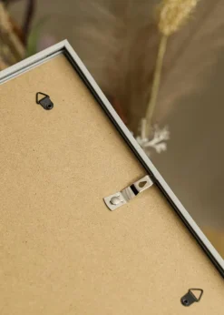 Ramme Victoria Sølv 70x100 cm - Passepartout Hvid 60x90 cm