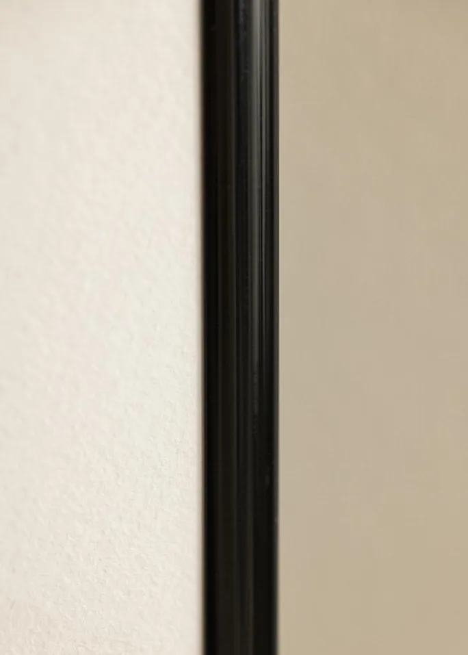 Ramme Victoria Sort 13x18 cm - Passepartout Hvid 10x12 cm