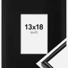 Ramme Victoria Sort 13x18 cm - Passepartout Sort 7x10 cm