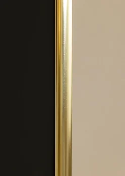 Ramme Visby Blank Guld 40x50 cm - Passepartout Sort 28x35 cm