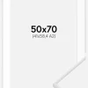 Ramme Visby Hvid 50x70 cm - Passepartout Hvid 42x59,4 cm (A2)