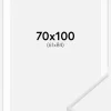 Ramme Visby Hvid 70x100 cm - Passepartout Hvid 62x85 cm