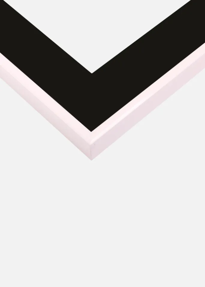 Ramme Visby Sort 40x50 cm - Passepartout Sort 28x35 cm