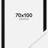 Ramme Visby Sort 70x100 cm - Passepartout Sort 61x91,5 cm