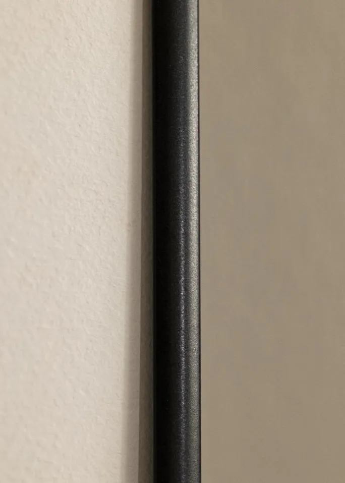 Ramme Visby Sort 40x50 cm - Passepartout Hvid 12x16 inches