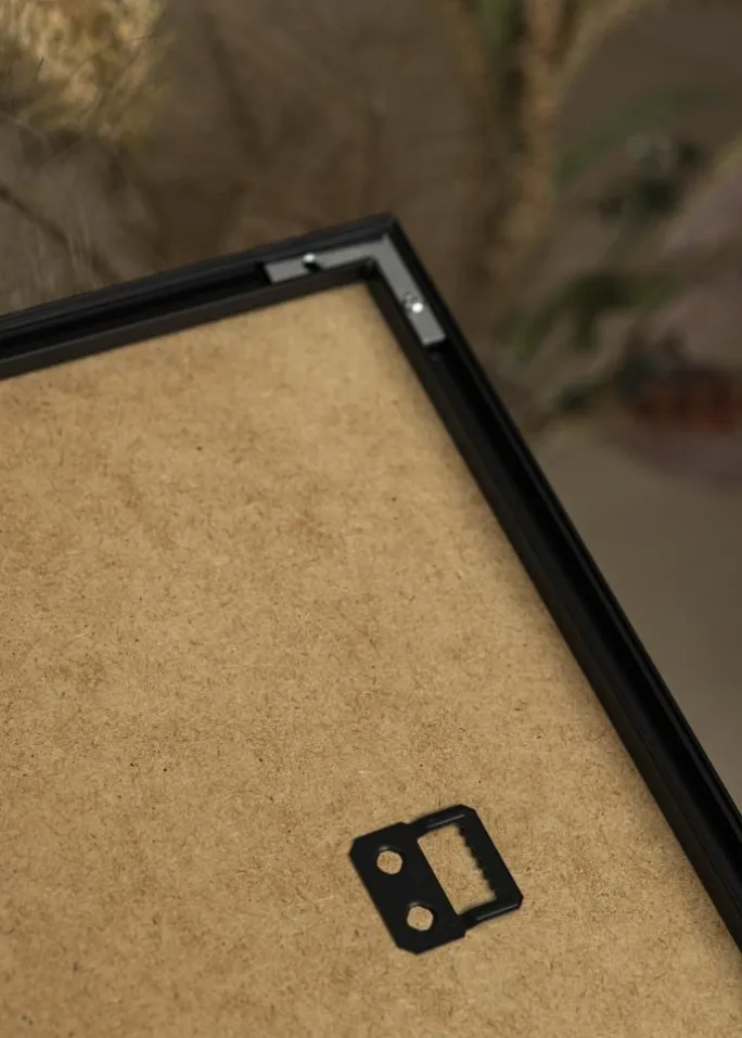 Ramme Visby Sort 30x40 cm - Passepartout Hvid 8x12 inches