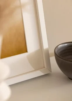 Ramme Vivaldi Hvid - Valgfri Størrelse (Plexiglas)