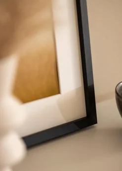 Ramme Vivaldi Sort - Valgfri Størrelse (Plexiglas)