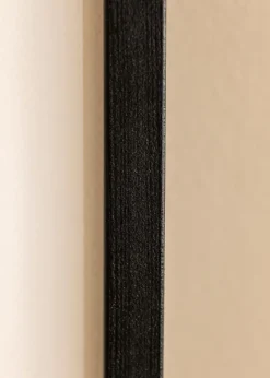 Ramme Vivaldi Sort - Valgfri Størrelse (Plexiglas)