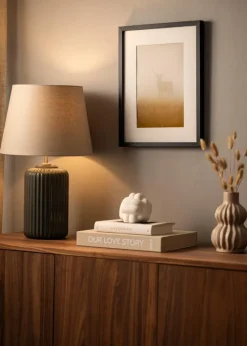 Ramme Vivaldi Sort - Valgfri Størrelse (Plexiglas)