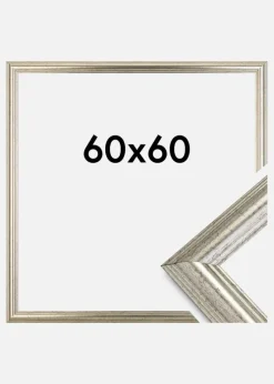 Ramme Västkusten Akrylglas Sølv 60x60 cm