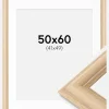 Ramme Västkusten Eg 50x60 cm - Passepartout Hvid 42x50 cm