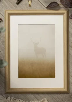 Ramme Västkusten Eg 70x100 cm - Passepartout Hvid 61x91,5 cm