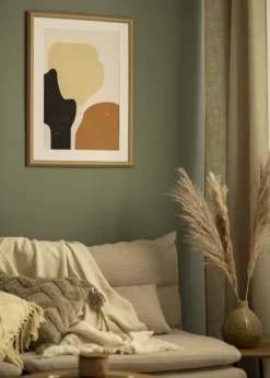 Ramme Västkusten Eg 40x40 cm - Passepartout Hvid 29x29 cm