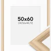 Ramme Västkusten Eg 50x60 cm - Passepartout Hvid 14x18 inches