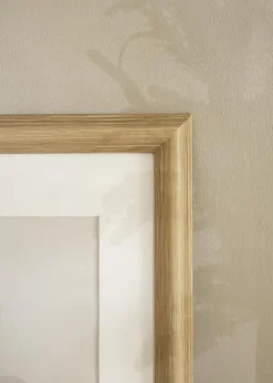 Ramme Västkusten Eg 60x80 cm - Passepartout Hvid 52x72 cm