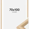 Ramme Västkusten Eg 70x100 cm - Passepartout Hvid 62x85 cm