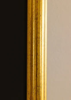 Ramme Västkusten Guld 50x60 cm - Passepartout Sort 15x20 inches