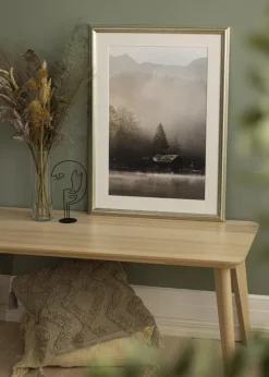 Ramme Västkusten Sølv 40x60 cm - Passepartout Hvid 32,9x48,3 cm (A3+)