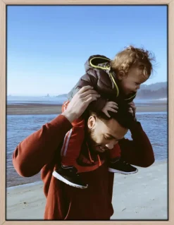 Ramme Växbo Lærred Eg Hvid - Valgfri Størrelse - Svæveramme (svæveramme)