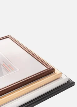 Ramme Walther Select Sort 13x18 cm - Passepartout Hvid B7 88x125 mm