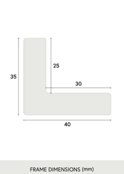 Ramme Wells Akrylglas Eg 70x100 cm