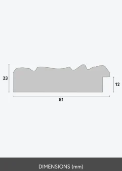 Ramme Westminster Rød - Valgfri Størrelse (Akrylglas)