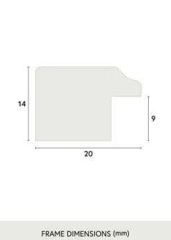 Ramme Whitby Akrylglas Lilla 30x30 cm