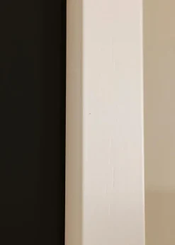 Ramme White Wood 50x100 cm - Passepartout Sort 30x80 cm