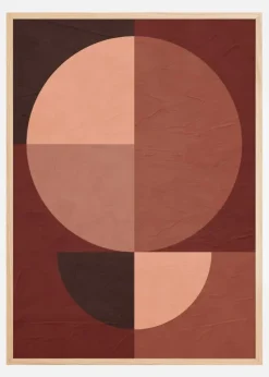 Red Circles Plakat (21x29.7 cm (A4))