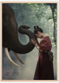 Respect the elephant Plakat (21x29.7 cm (A4))