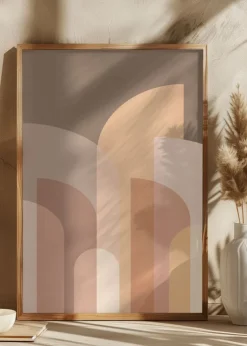 Retro Geometric II Plakat (21x29.7 cm (A4))