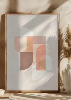 Retro Geometric III Plakat (21x29.7 cm (A4))