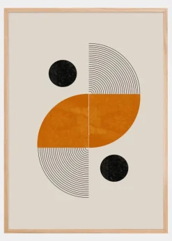 Retro Shape Plakat (21x29.7 cm (A4))