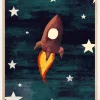 Rocket Love Plakat (21x29.7 cm (A4))