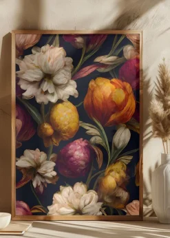 Romantic Flowers Plakat (21x29.7 cm (A4))