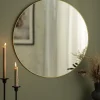 Round Mirror Jersey - Thin Brass 60 cm Ø