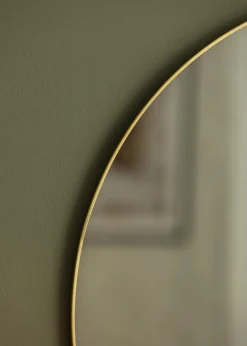 Round Mirror Jersey - Thin Brass 60 cm Ø