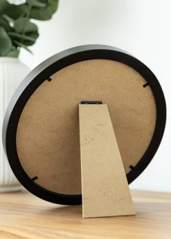 Rund Ramme Akrylglas Sort 20 cm Ø