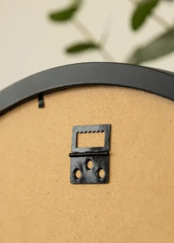 Rund Ramme Akrylglas Sort 50 cm Ø